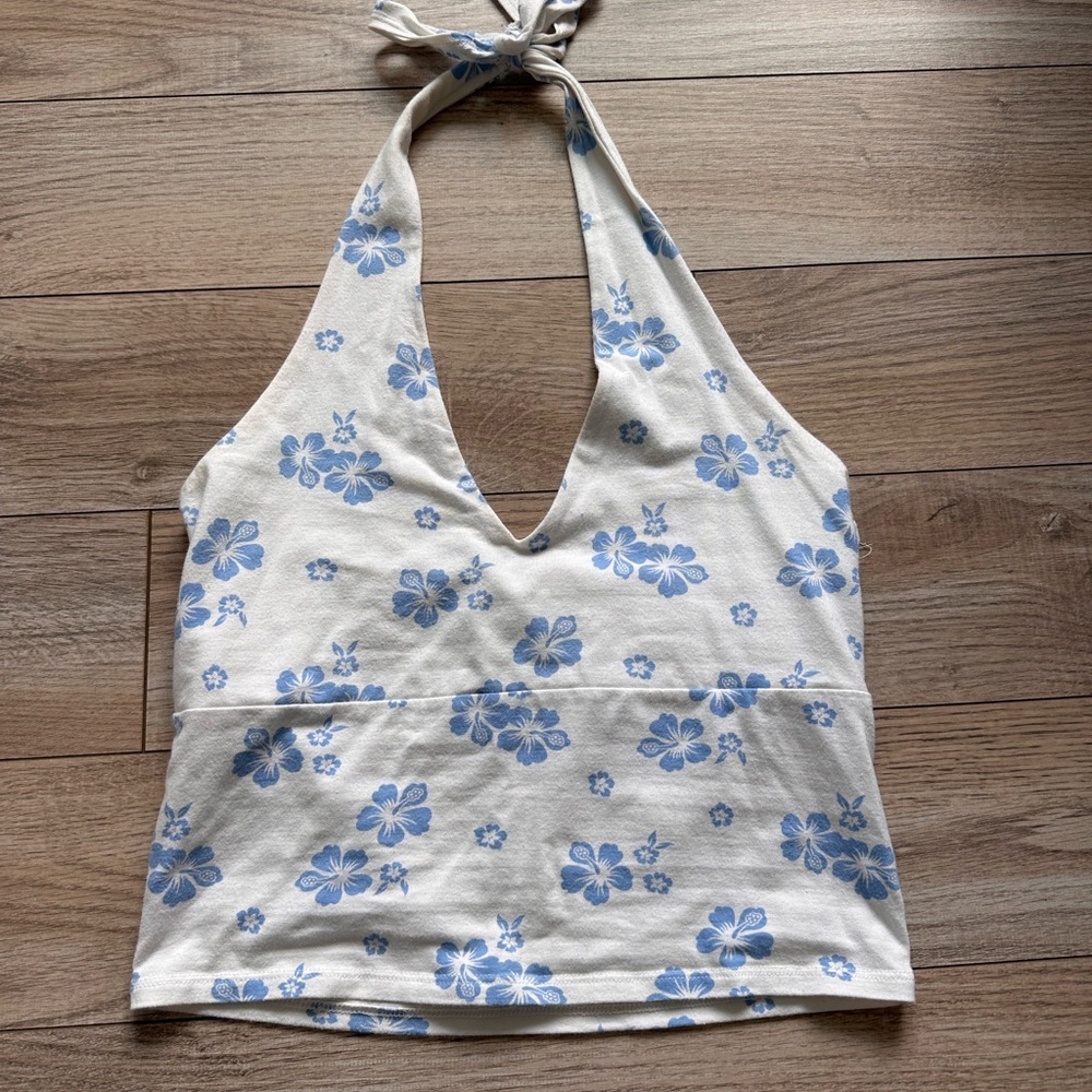 Hollister Blue Floral Camisole